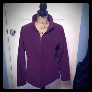 FINAL PRICE OWO PURPLE SOFT ZIP UP SWEATER